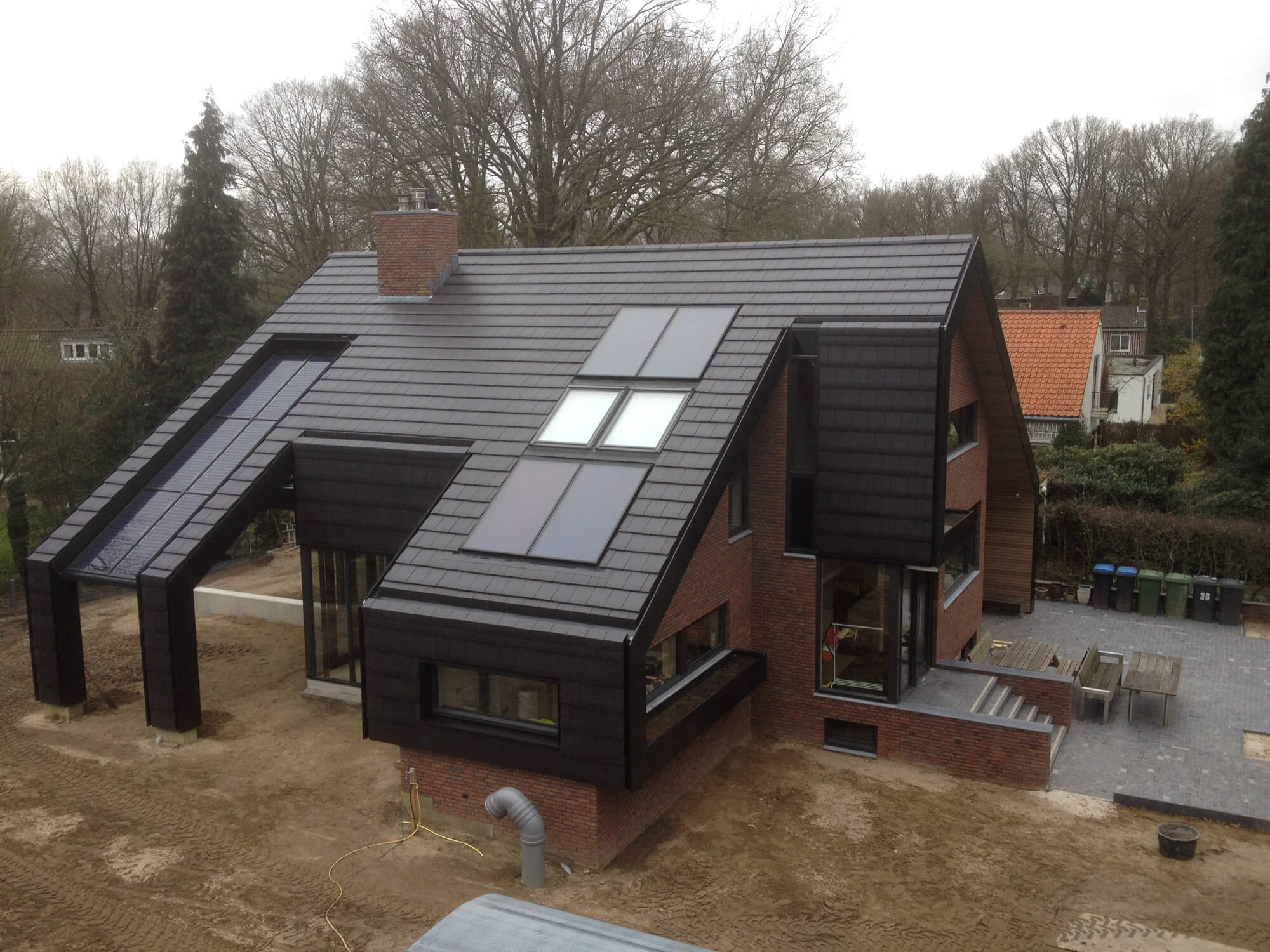 Moderne nieuwbouwwoning in Arnhem met zonnepanelen